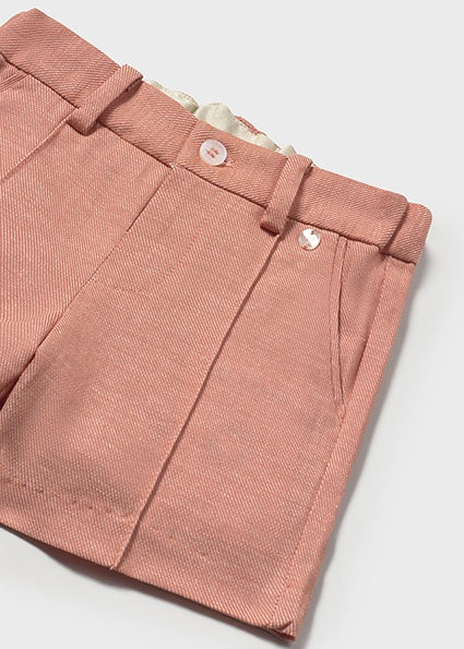 Mayoral pantalon baieti scurt de tip bermude 12-48 luni Caramiziu