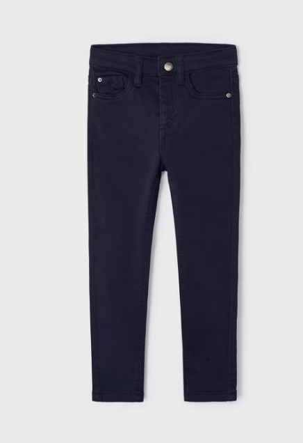 Mayoral pantalon baieti slim fit 4-9 ani, Navy blue