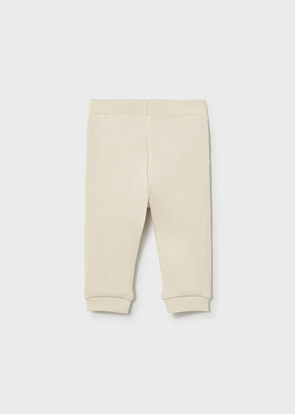 Mayoral pantalon baieti tip colanti 0-18 luni Ecru