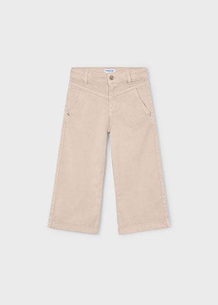 Mayoral pantalon fete lung larg sarga 3-10 ani Sand