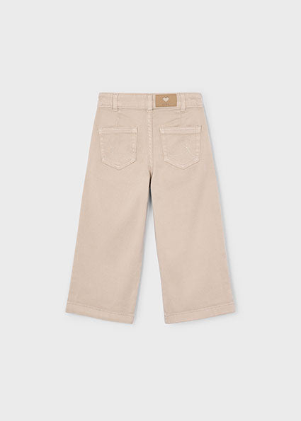 Mayoral pantalon fete lung larg sarga 3-10 ani Sand