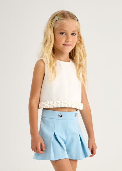 Mayoral pantalon fete scurt  5-10 ani Sky