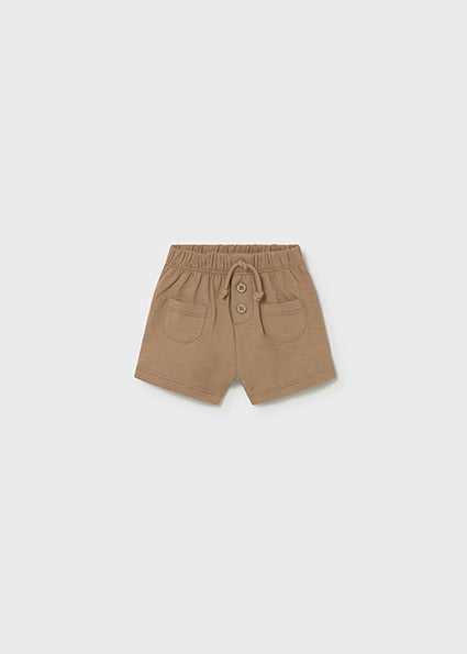 Mayoral pantalon baieti scurt cu buzunare 0-18 luni Cacao