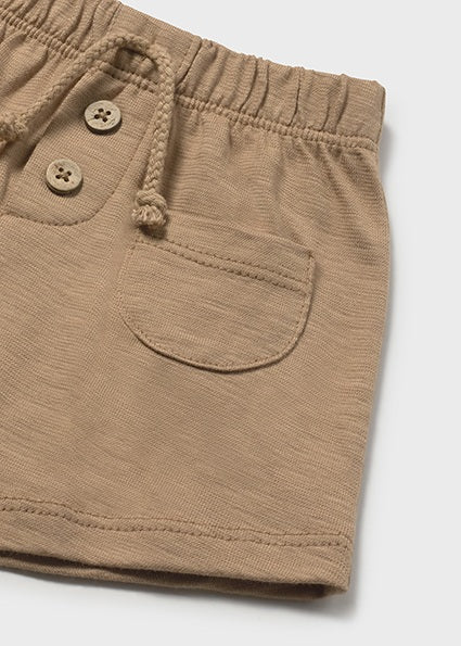 Mayoral pantalon baieti scurt cu buzunare 0-18 luni Cacao