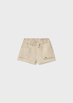 Mayoral pantalonas scurt fetite cu fundita 12-48 luni Sand