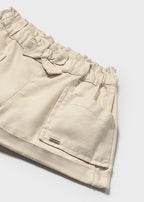 Mayoral pantalonas scurt fetite cu fundita 12-48 luni Sand
