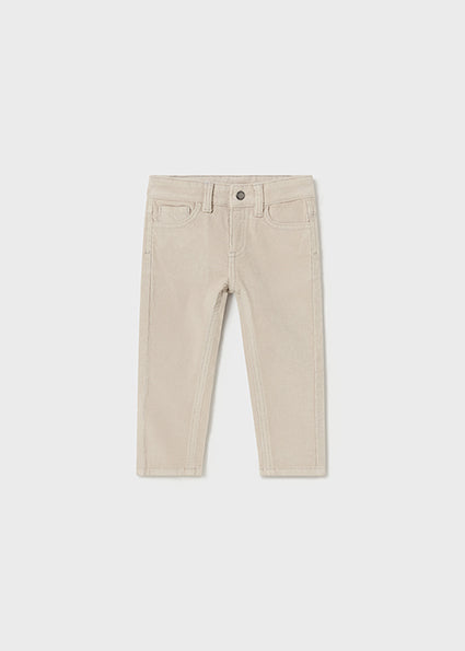 Mayoral pantaloni baieti basic reiat 12-36 luni Alb gips