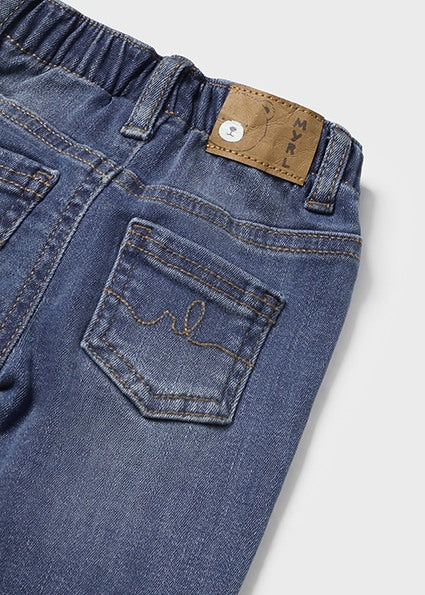 Mayoral pantaloni baieti blugi basic 0-18 luni Blue Imagine secundară a produsului