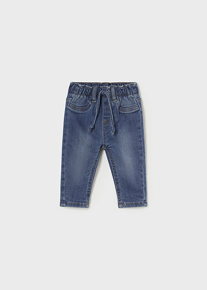 Mayoral pantaloni baieti blugi basic 0-18 luni Blue Imagine principală a produsului