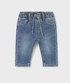 Mayoral pantaloni baieti blugi basic 0-18 luni Denim mediu
