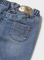 Mayoral pantaloni baieti blugi basic 0-18 luni Denim mediu
