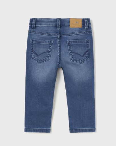 Mayoral pantaloni baieti blugi slim fit 12-36 luni, Denim mediu Imagine secundară a produsului