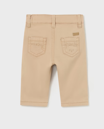 Mayoral pantaloni baieti bumbac BCI 0-18 luni Wood
