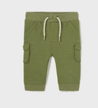 Mayoral pantaloni baieti cargo 0-18 luni Army Green