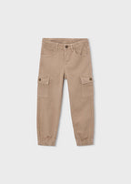 Mayoral pantaloni baieti cargo 5-10 ani Dark topo