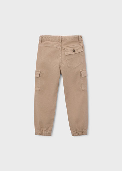 Mayoral pantaloni baieti cargo 5-10 ani Dark topo