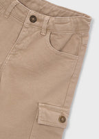Mayoral pantaloni baieti cargo 5-10 ani Dark topo