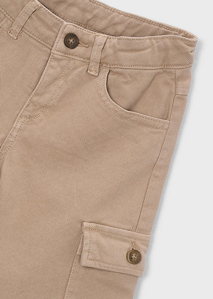 Mayoral pantaloni baieti cargo 5-10 ani Dark topo