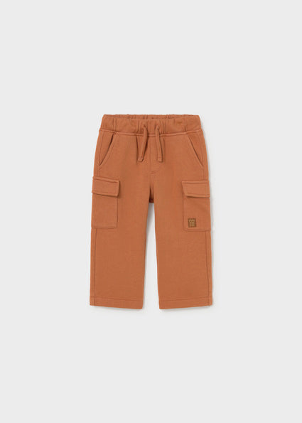 Mayoral pantaloni baieti cargo cu buzunare 12-48 luni Caramiziu