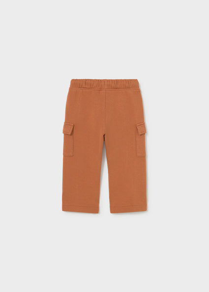 Mayoral pantaloni baieti cargo cu buzunare 12-48 luni Caramiziu