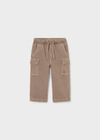Mayoral pantaloni baieti cargo cu buzunare 12-48 luni Trufa