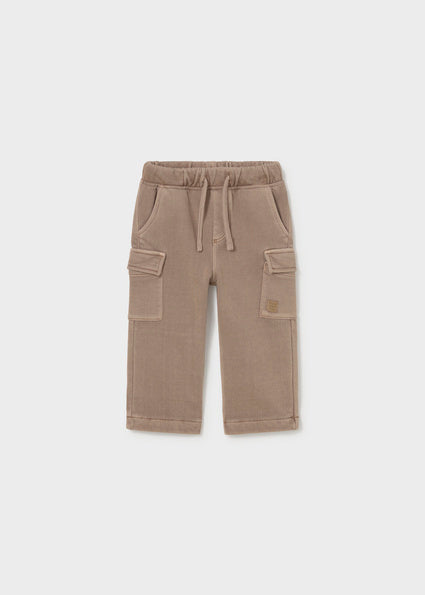 Mayoral pantaloni baieti cargo cu buzunare 12-48 luni Trufa