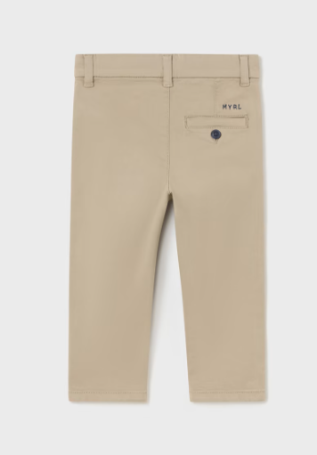 Mayoral pantaloni baieti chino 12-36 luni, Beige Imagine secundară a produsului