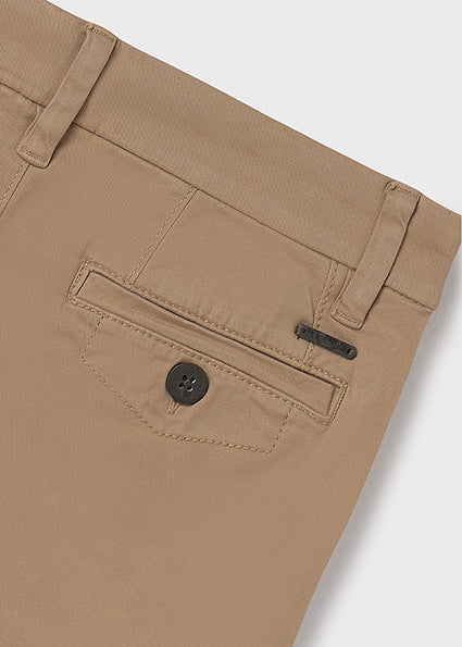 Mayoral pantaloni baieti chino basic 10-14 ani Almond Imagine secundară a produsului