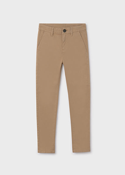 Mayoral pantaloni baieti chino basic 10-14 ani Almond Imagine principală a produsului