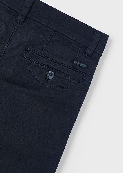 Mayoral pantaloni baieti chino basic 4-9 ani Navy Blue Imagine secundară a produsului