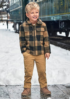 Mayoral pantaloni baieti chino catifelati 4-9 ani Toffee