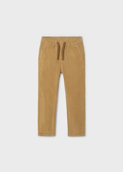 Mayoral pantaloni baieti chino catifelati 4-9 ani Toffee