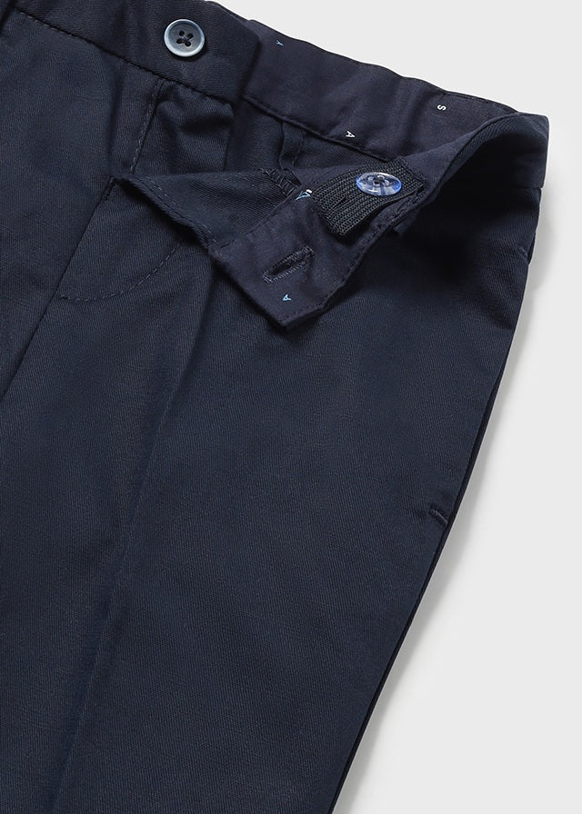 Mayoral pantaloni baieti chino ceremonie 12-36 luni Navy Blue Imagine secundară a produsului