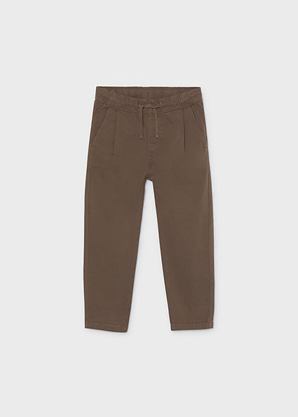Mayoral pantaloni baieti chino jogger 5-10 ani Cacao