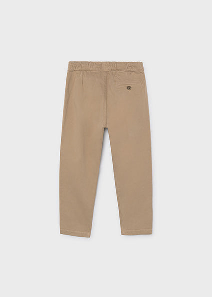 Mayoral pantaloni baieti chino jogger 5-10 ani Hazelnut