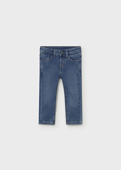 Mayoral pantaloni baieti denim ajustabili 6-48 Denim mediu Imagine principală a produsului