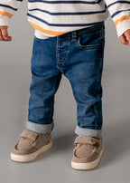 Mayoral pantaloni baieti denim ajustabili 6-48 Denim mediu