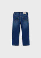 Mayoral pantaloni baieti denim stramti basic 5-10 ani Denim inchis
