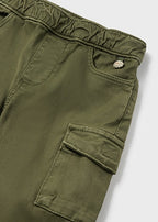 Mayoral pantaloni baieti jogger cu buzunare 12-36 luni Forest