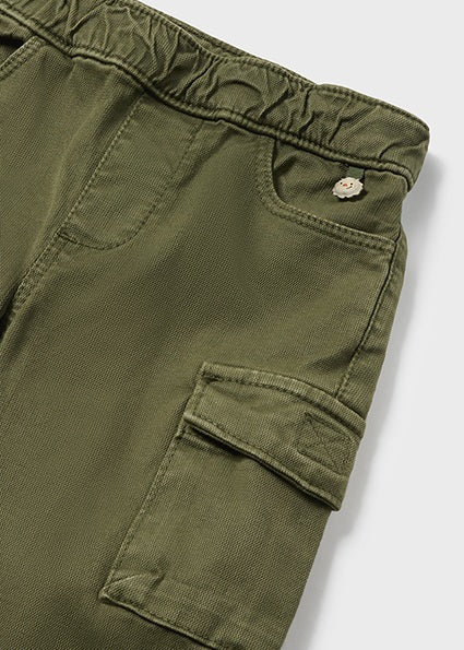 Mayoral pantaloni baieti jogger cu buzunare 12-36 luni Forest