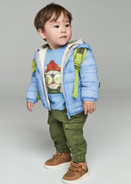 Mayoral pantaloni baieti jogger cu buzunare 12-36 luni Forest