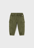 Mayoral pantaloni baieti jogger cu buzunare 12-36 luni Forest