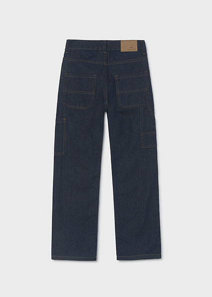 Mayoral pantaloni baieti loose fit 8-14 ani Dark indigo