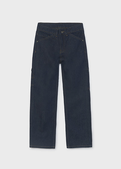 Mayoral pantaloni baieti loose fit 8-14 ani Dark indigo