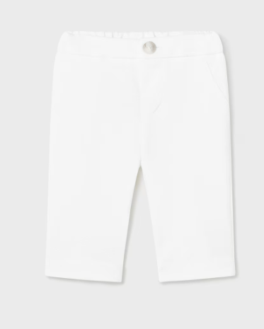 Mayoral pantaloni baieti lungi 0-18 luni, Alb Imagine principală a produsului
