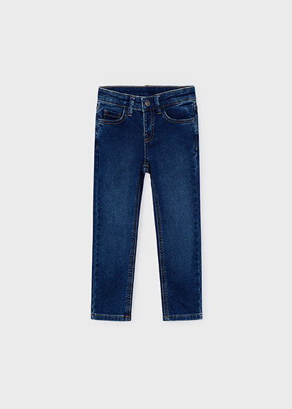 Mayoral pantaloni baieti lungi 5-10 ani Denim inchis