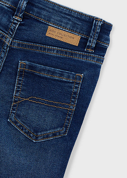 Mayoral pantaloni baieti lungi 5-10 ani Denim inchis