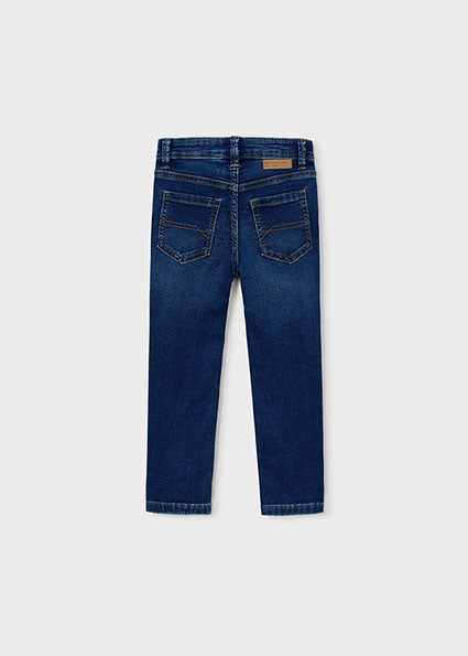 Mayoral pantaloni baieti lungi 5-10 ani Denim inchis
