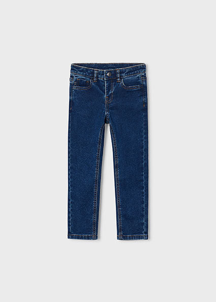 Mayoral pantaloni baieti lungi blugi 2-10 ani Denim inchis