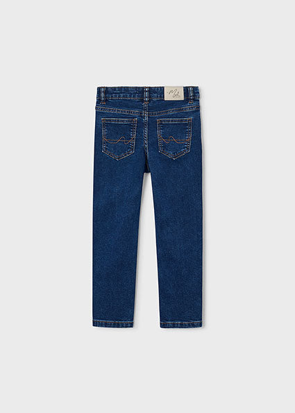 Mayoral pantaloni baieti lungi blugi 2-10 ani Denim inchis